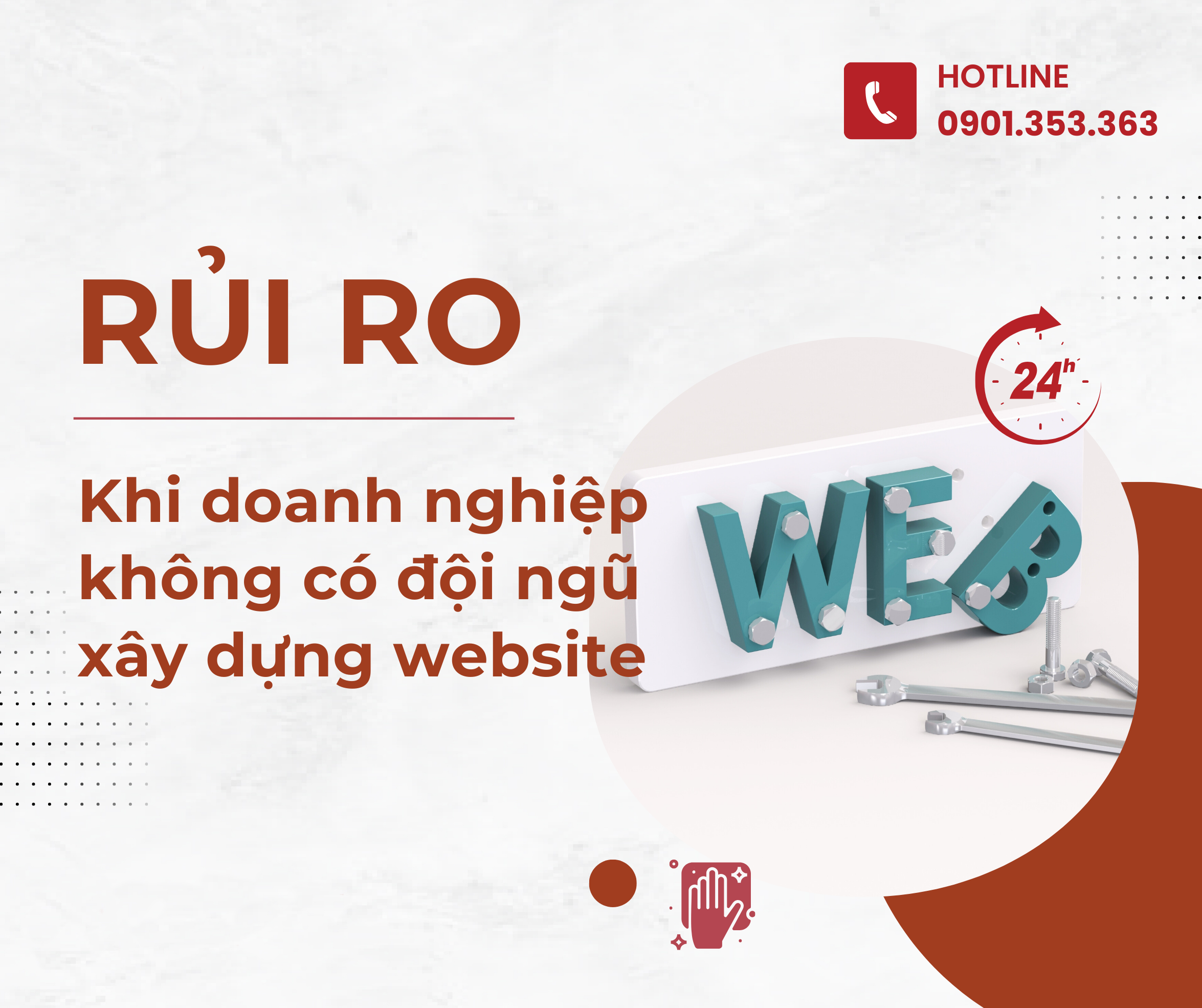 không có website hay đội ngũ xây dựng website - doanh nghiệp đối mặt với những rủi ro gì ?